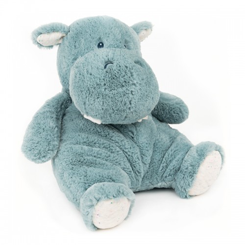 Gund Oh So Snuggly Hippo 12.5" Plush Toy | 0 months+ | Baby Soft Toy | Stuffed Toy